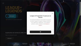 Comment régler quotLeague of legends na pas pu se lancerquot depuis la mise à jour Vanguard [upl. by Victoria]