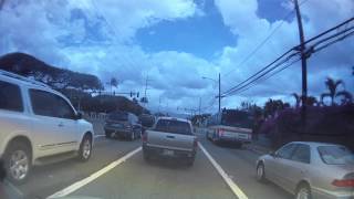 Hawaii Driving  April 23 2013 Pearlridge Shopping Center To Pearl City Don Quihote 1 of 4 [upl. by Jepson]