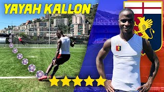 Ho sfidato YAYAH KALLON  attaccante fenomeno del GENOA serieb 🔥 [upl. by Karame582]