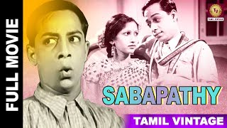 Sabhapati  1941 l Super Hit Classic Tamil Full Movie l T R Ramachandran  Kali N Rathnam [upl. by Neyut]