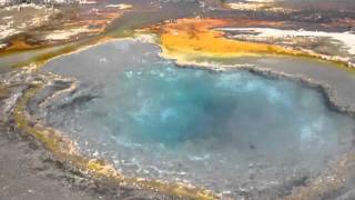 Yellowstone geysers amp hot springs part 1 [upl. by Dickson]