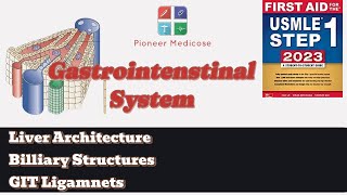 Liver architecturebilliary structuregit ligaments anatomy from first aid step 1part 6UrduHindi [upl. by Nelloc]