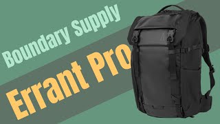 Tech Travel Backpack Featuring Boundary Supply Errant Pro [upl. by Magdalen580]