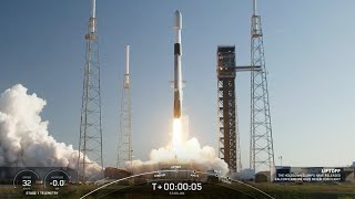 SpaceX launches 24 Starlink satellites on 18th mission of 2024 nails landing [upl. by Yelsew]