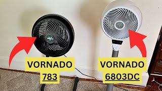 Vornado 783 Fan vs Vornado 6803DC Fan  Which Pedestal Fan WINS [upl. by Minda]