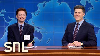 Weekend Update CJ Rossitano on Winning the SNL Ticket Lottery  SNL [upl. by Arley]