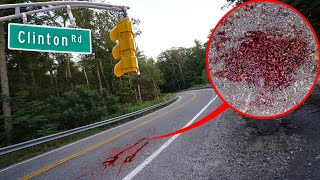 IF YOU EVER SEE A TRAIL OF BLOOD ON CLINTON ROAD DONT FOLLOW IT AND RUN WE DISCOVERED THE TRUTH [upl. by Lahpos]