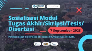 Sosialisasi Modul Tugas Akhir Skripsi Tesis Disertasi oleh Direktorat Pendidikan UNAIR [upl. by Revart]