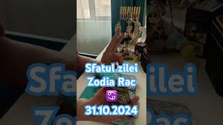 Sfatul zileizodia Rac ♋️ tarot horoscop zodie cariera dragoste rac [upl. by Namron230]