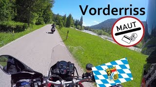 Mautstraße zwischen Wallgau und Vorderriss  BMW F 800 GS [upl. by Eenitsed821]