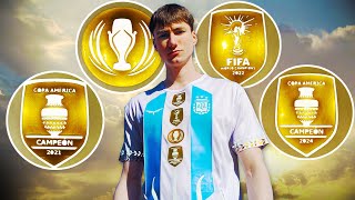 HICE una CAMISETA de ARGENTINA NIVEL DIOS  4 parches de campeón [upl. by Beltran]