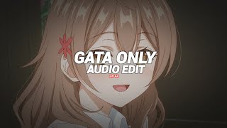 gata only tiktok remix  floyymenor ft cris mj『edit audio』 [upl. by Cooperstein]