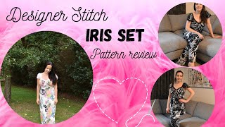 NEW Valentines Day pattern Iris Set from Designer Stitch Review [upl. by Asor]