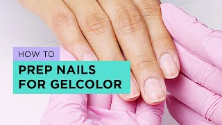 OPI Gel Polish Manicure Nail Prep Tutorial [upl. by Ahsac]