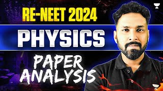 NEET 2024 Paper Detailed Analysis  RENEET Physics Paper Analysis  NTA Scam 2024  Anupam Upadhyay [upl. by Lurette]