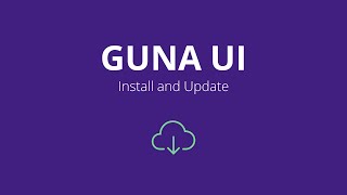 Guna UI Installation  Getting Started [upl. by Arrak]