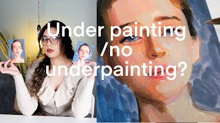 Gouache Basics Underpainting or No underpainting [upl. by Maury]