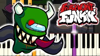 Ejected  Friday Night Funkin VS Impostor V3 Piano Tutorial [upl. by Kcirret]