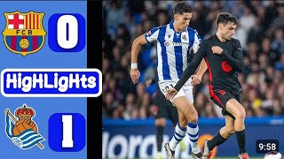 Real Sociedad 10  Barcelona vs RealSociedad  LALIGA 2024 🔵🔴 [upl. by Ikkim]