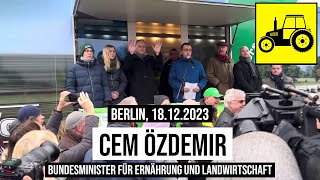 18122023 Berlin Cem Özdemir Die Grünen Bundesminister für Ernährung und Landwirtschaft Rede [upl. by Acyssej]