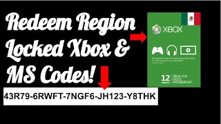 How to redeem Region Locked Xbox or MS Codes [upl. by Vite339]