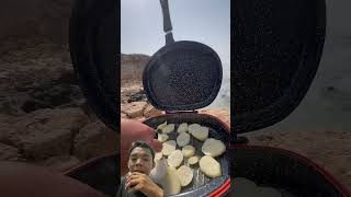 Survival Skills  Catch and Cook goldfish fishing cooking seafood nature [upl. by Downs452]