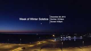 Winter Solstice Sunrise to Sunset in Nome Alaska [upl. by Gunning]