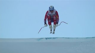 Jared Goldberg  Downhill Run  Wengen Alpine Combined 2016 [upl. by Cusack851]