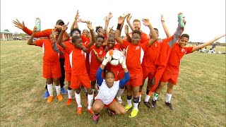 Middle School Soccer Team Surprised With Uniforms And Equipment [upl. by Mcgrody]