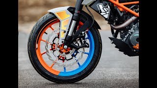 KTM Duke amp KTM RC brake pads amp discs by MOTOMASTER [upl. by Isiah]