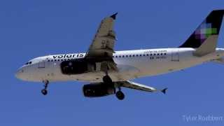 Volaris A319 Landing at San Jose International Airport [upl. by Reivazx]