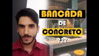 BANCADA DE CONCRETO NA SUA CASA [upl. by Zetrac]