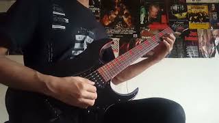 Scar Symmetry  Noumenon and Phenomenon Guitar Solo Cover [upl. by Htiekal]