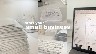 how to start a SUCCESSFUL small business in 2024 🌷📦 the ULTIMATE guide advice everything i learned [upl. by Ynnaj38]