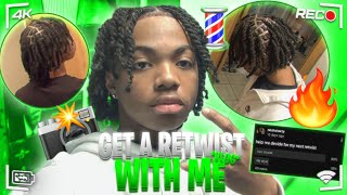 I Let My Subscribers Choose The Style For My Retwist  VLOG [upl. by Aicercal]