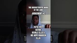 JUDGEMENT 2 DEVALE amp KHADEEN ELLIS  OCTOBER 15th 2024 prophecy theprodigaldaughter judgement [upl. by Jallier]