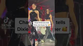 Dixie D’Amelio amp Charli D’Amelio Share a Sweet Moment On Stage At Jingle Ball [upl. by Oak]