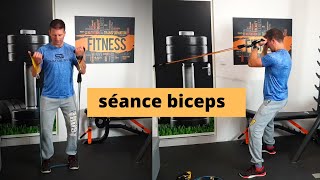 Séance complète biceps avec élastiques [upl. by Magocsi]