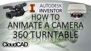 Animate Camera 360 Turntable Inventor Studio  Autodesk Inventor [upl. by Tung]