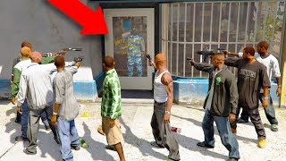 SHE MESSED WITH THE WRONG PEOPLE GANG SURROUNDS SHOP  GTA 5 THUG LIFE 251 [upl. by Brunhilde]