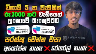 online job sinhala  online job at home sinhala  E money sinhala  online salli hoyana karama [upl. by Eanahs]