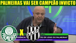 PALMEIRAS VAI SER CAMPEÃO INVICTO PALMEIRAS X PONTE PRETA PAULISTÃO 2024 [upl. by Nyltyak]