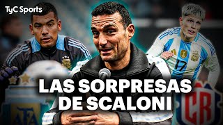 SCALONI CONFIRMÓ LA FORMACIÓN vs COSTA RICA GARNACHO BENÍTEZ LA DEFENSA DE QATAR Y MÁS 🔥 [upl. by Awad]