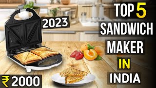 Top 5 Best sandwich maker in India 2023 ⚡best sandwich maker under 2000 in 2023 [upl. by Seftton661]