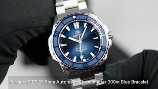 Formex REEF 395mm Automatic Chronometer 300m Blue Bracelet [upl. by Anel]