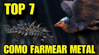 Las mejores formas de farmear metal en Ark [upl. by Iror67]