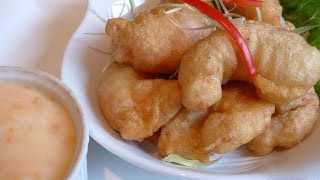 King prawns in tempura batter [upl. by Olfe]