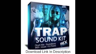 TRAP Sound Kit Drum Kits and Soundfonts Download [upl. by Aelhsa]