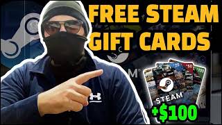 STEAM GIFT CARD ׂ╰┈➤ FREE STEAM CODES [upl. by Anyat828]