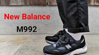 【New Balance】購入品番紹介 ニューバランス 992 BK [upl. by Steele]